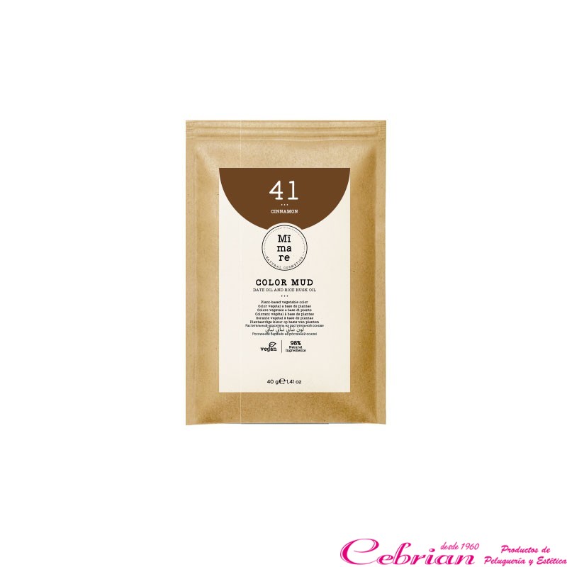 mimare color en barro color mud n 41 canela 40gr
